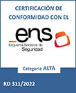 Esquema Nacional de Seguridad, certificación de nivel Alto según el Real Decreto 311/2022