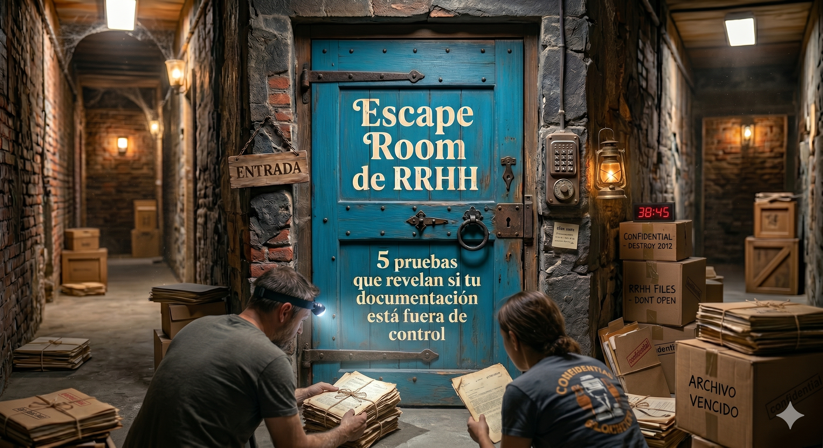Escape Room de RRHH: 5 pruebas que revelan si tu documentación está fuera de control